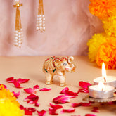 Majestic Vastu Golden Divine Elephant - Small